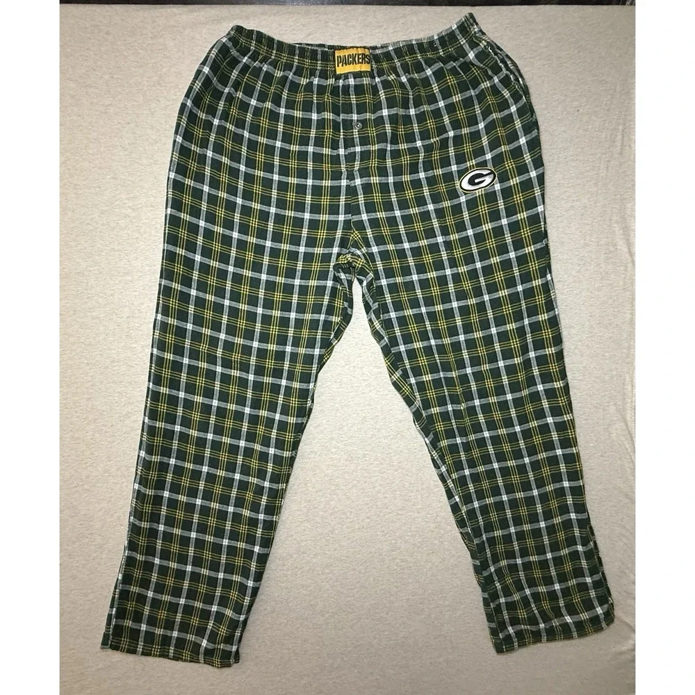 Green Bay Packers Green And Yellow Pajama Pants